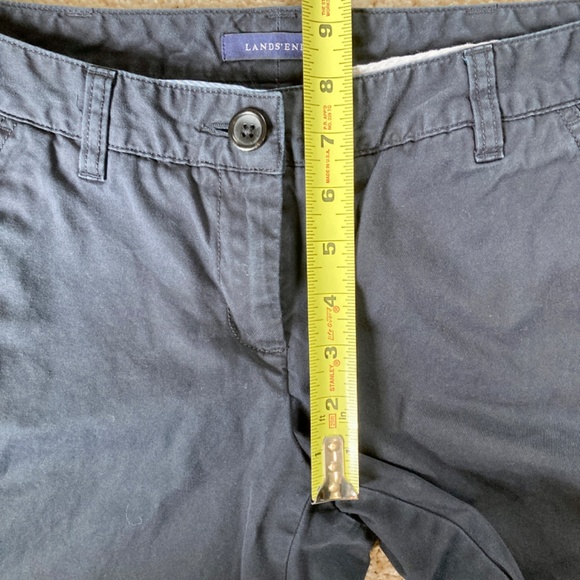 Lands’ End Black Wide Leg Trouser - 8 petite short - Picture 8 of 11